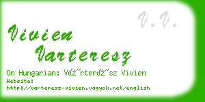 vivien varteresz business card
